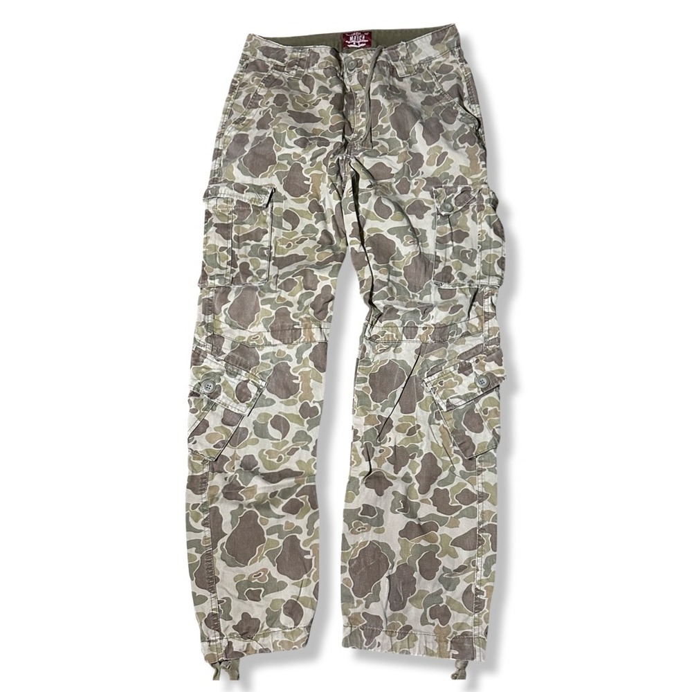 Match Cargo Pants Mens 32x31 Camo Excellent Duck Hunter Utility Tactical Pants